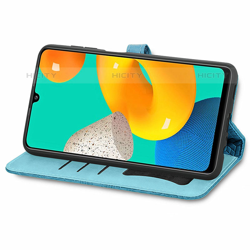 Handytasche Stand Schutzhülle Flip Leder Hülle Modisch Muster S04D für Samsung Galaxy M32 4G