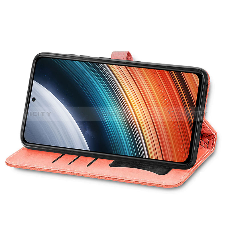 Handytasche Stand Schutzhülle Flip Leder Hülle Modisch Muster S04D für Xiaomi Poco F4 5G groß