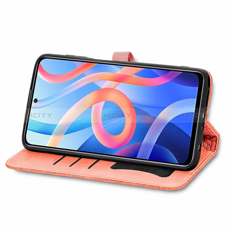 Handytasche Stand Schutzhülle Flip Leder Hülle Modisch Muster S04D für Xiaomi Poco M4 Pro 5G groß