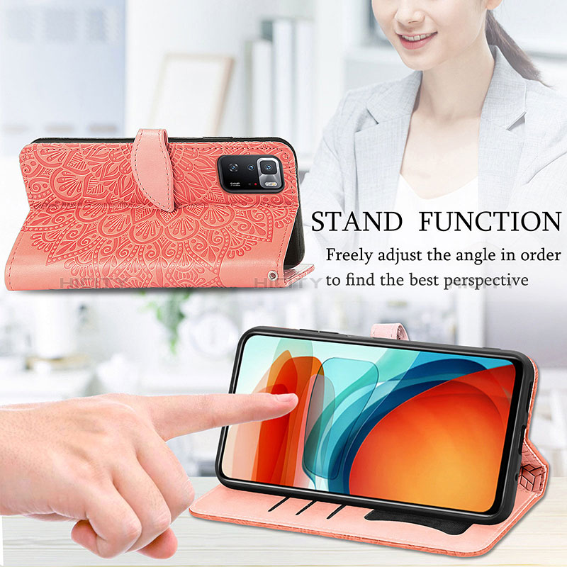 Handytasche Stand Schutzhülle Flip Leder Hülle Modisch Muster S04D für Xiaomi Poco X3 GT 5G