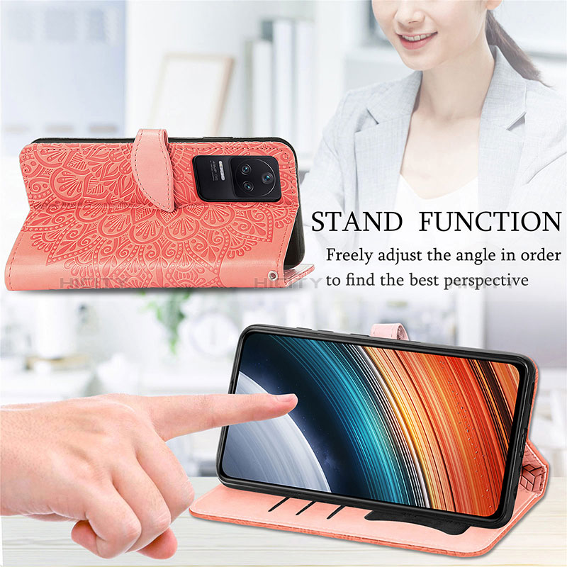 Handytasche Stand Schutzhülle Flip Leder Hülle Modisch Muster S04D für Xiaomi Redmi K40S 5G