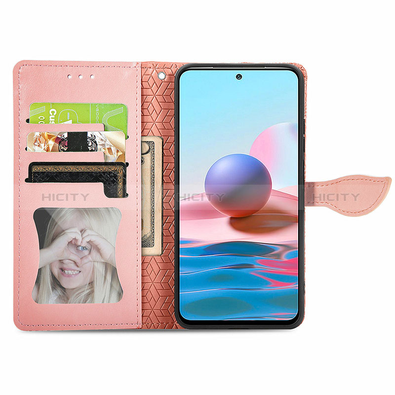 Handytasche Stand Schutzhülle Flip Leder Hülle Modisch Muster S04D für Xiaomi Redmi Note 10 5G groß