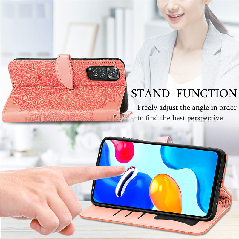 Handytasche Stand Schutzhülle Flip Leder Hülle Modisch Muster S04D für Xiaomi Redmi Note 11S 4G