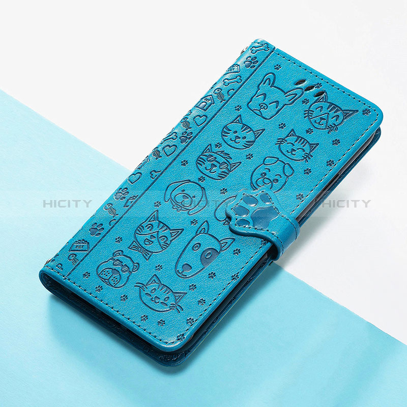 Handytasche Stand Schutzhülle Flip Leder Hülle Modisch Muster S05D für Huawei Honor 50 Pro 5G Blau Plus