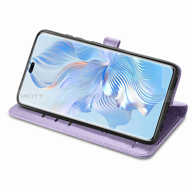 Handytasche Stand Schutzhülle Flip Leder Hülle Modisch Muster S05D für Huawei Honor 80 Pro Flat 5G groß