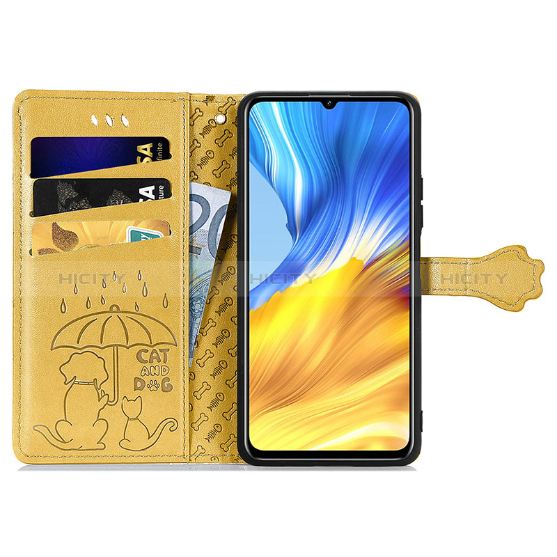 Handytasche Stand Schutzhülle Flip Leder Hülle Modisch Muster S05D für Huawei Honor X10 Max 5G