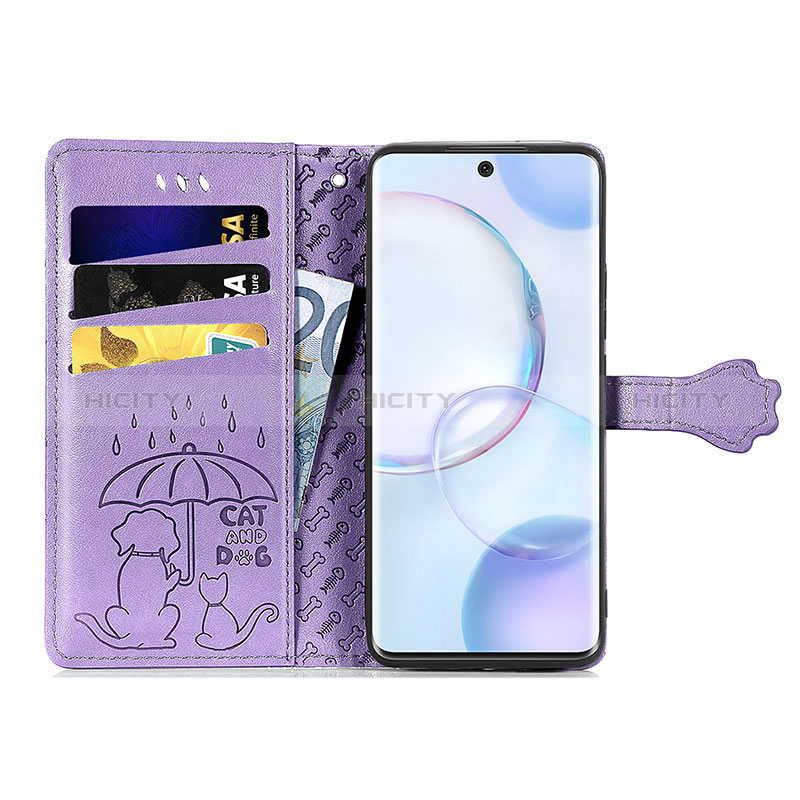 Handytasche Stand Schutzhülle Flip Leder Hülle Modisch Muster S05D für Huawei Nova 9 groß