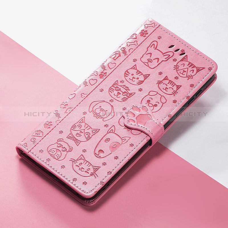 Handytasche Stand Schutzhülle Flip Leder Hülle Modisch Muster S05D für Huawei Nova 9 Rosa