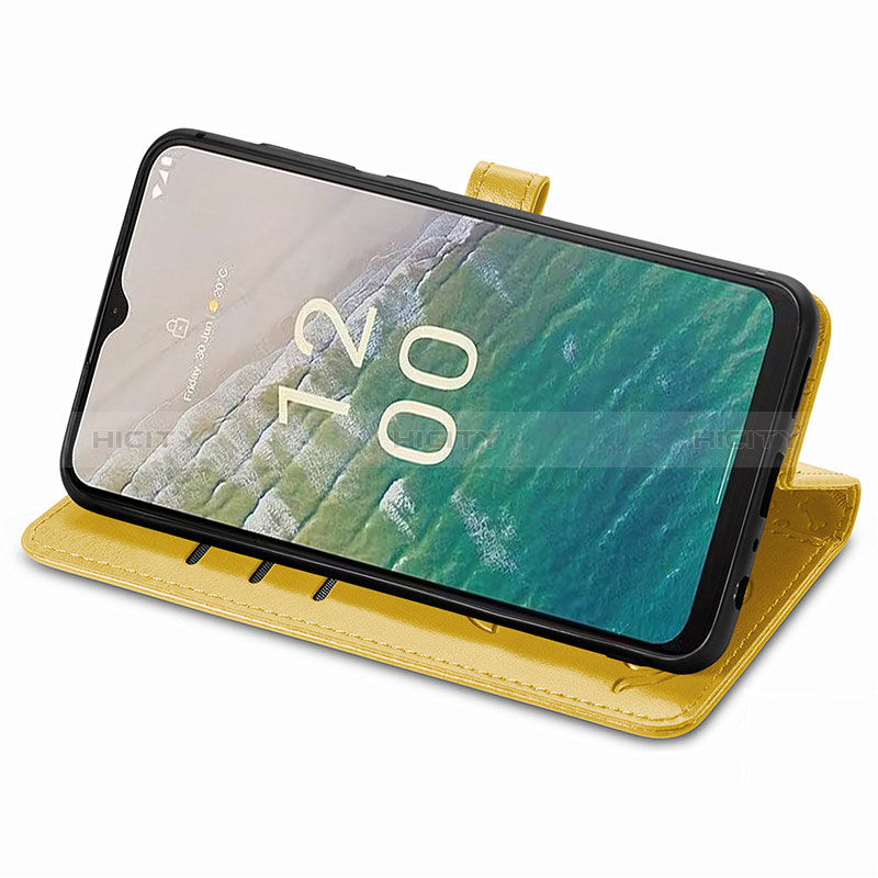 Handytasche Stand Schutzhülle Flip Leder Hülle Modisch Muster S05D für Nokia C32