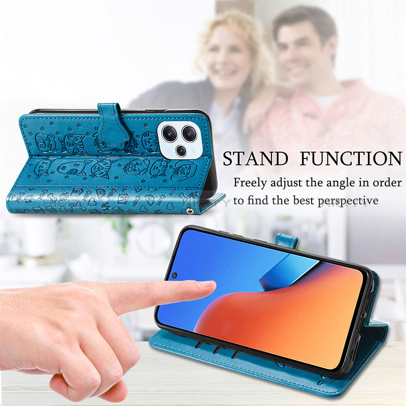 Handytasche Stand Schutzhülle Flip Leder Hülle Modisch Muster S05D für Xiaomi Redmi 12 4G