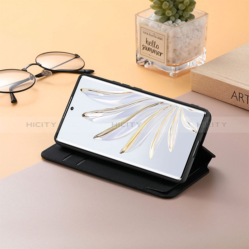 Handytasche Stand Schutzhülle Flip Leder Hülle Modisch Muster S06D für Huawei Honor 70 5G