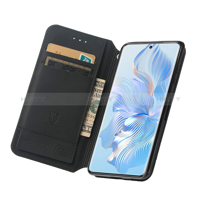 Handytasche Stand Schutzhülle Flip Leder Hülle Modisch Muster S06D für Huawei Honor 80 5G