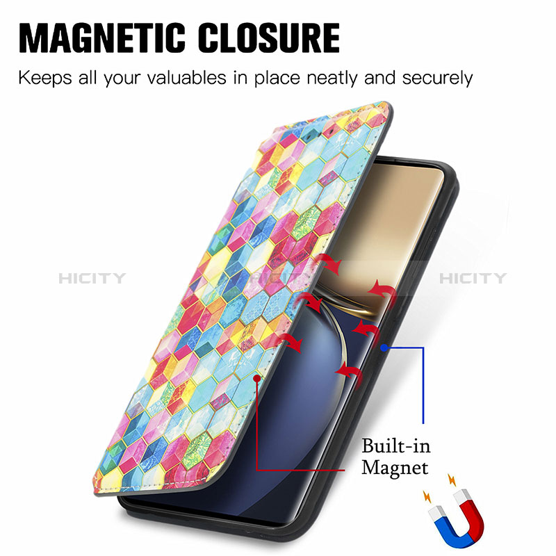 Handytasche Stand Schutzhülle Flip Leder Hülle Modisch Muster S06D für Huawei Honor Magic3 5G