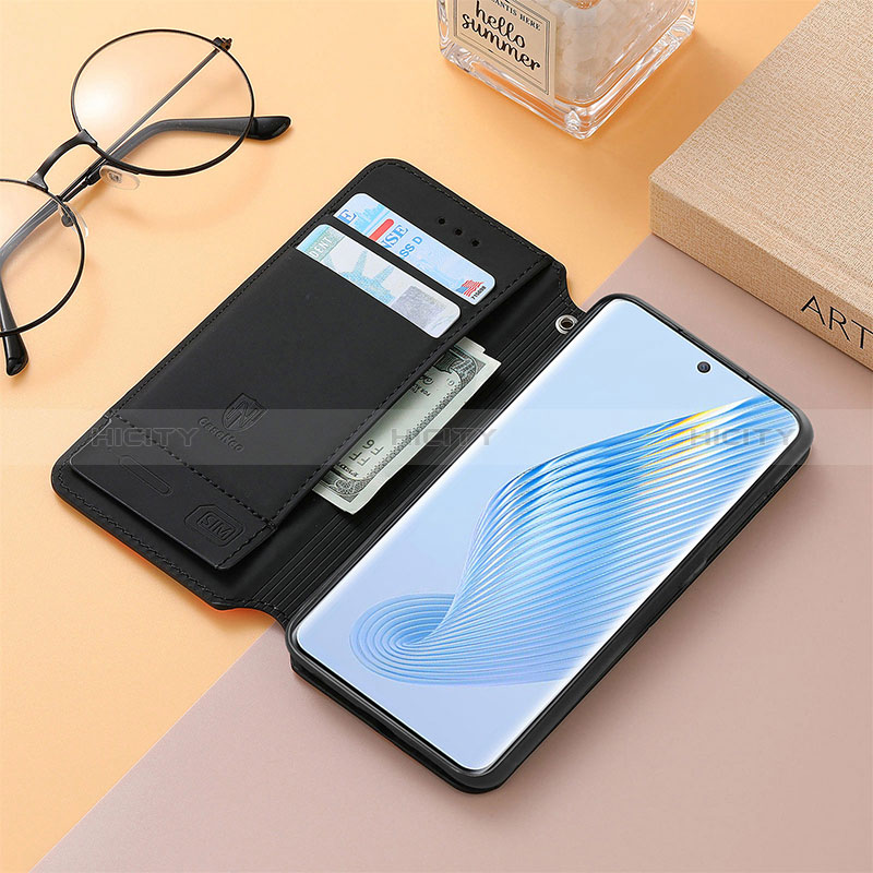 Handytasche Stand Schutzhülle Flip Leder Hülle Modisch Muster S06D für Huawei Honor Magic5 5G groß