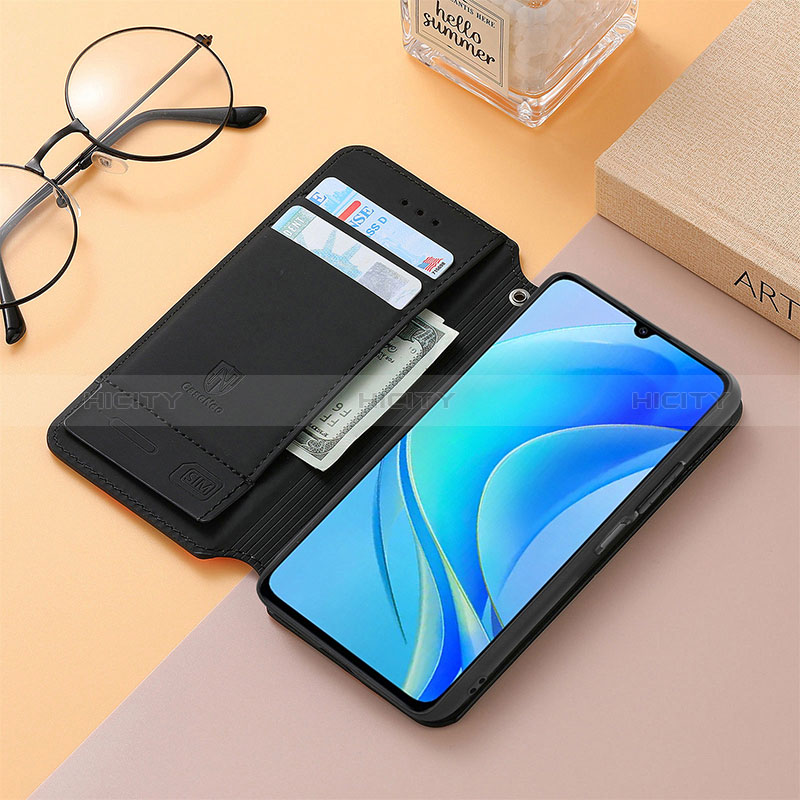 Handytasche Stand Schutzhülle Flip Leder Hülle Modisch Muster S06D für Huawei Nova Y71