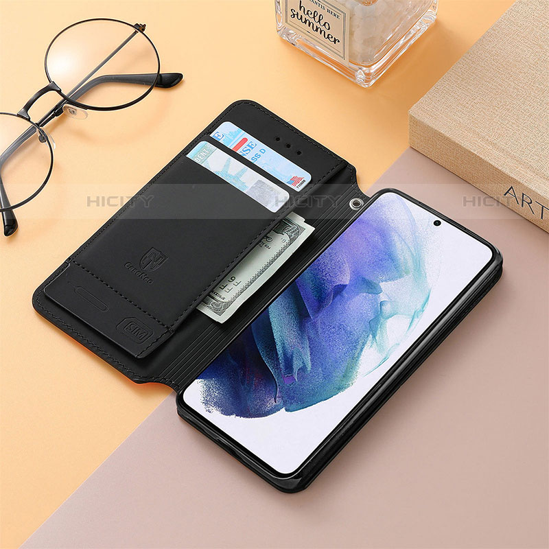 Handytasche Stand Schutzhülle Flip Leder Hülle Modisch Muster S06D für Samsung Galaxy S21 Plus 5G