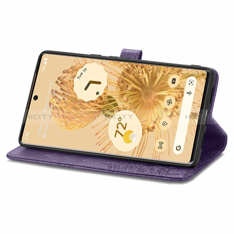 Handytasche Stand Schutzhülle Flip Leder Hülle Modisch Muster S07D für Google Pixel 6 5G groß