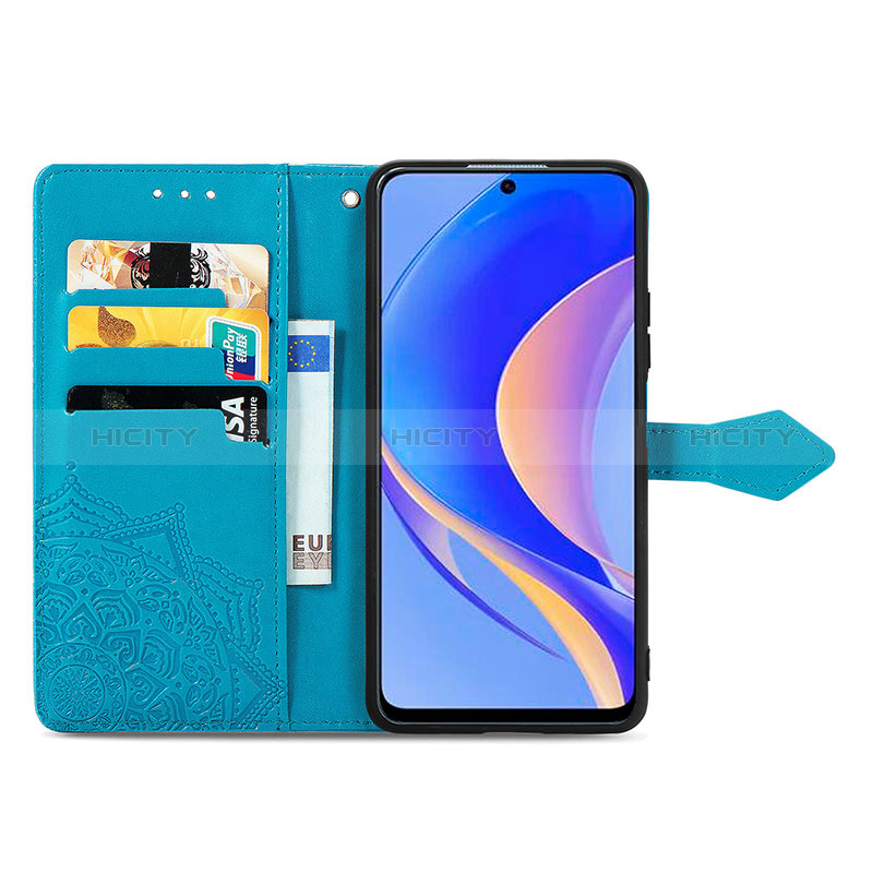 Handytasche Stand Schutzhülle Flip Leder Hülle Modisch Muster S07D für Huawei Enjoy 50 Pro