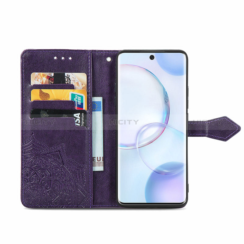 Handytasche Stand Schutzhülle Flip Leder Hülle Modisch Muster S07D für Huawei Honor 50 5G