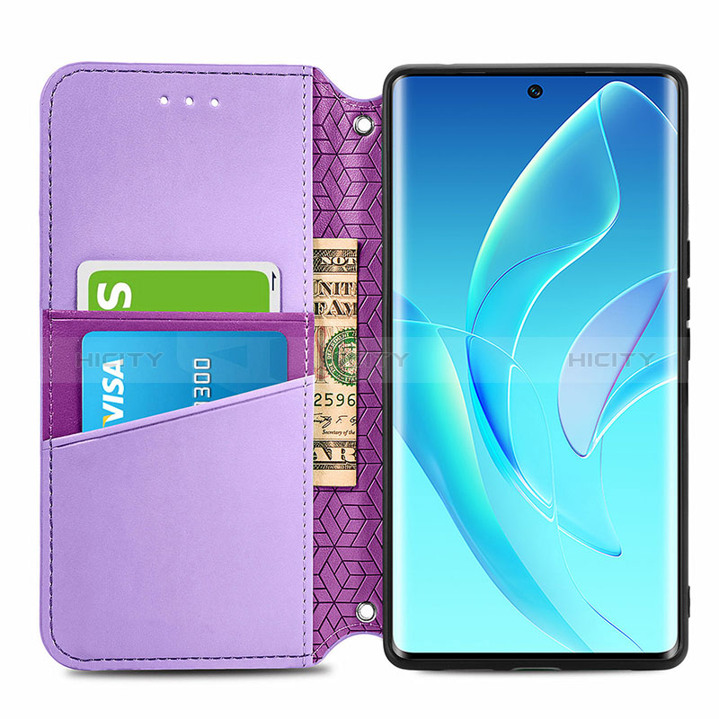 Handytasche Stand Schutzhülle Flip Leder Hülle Modisch Muster S07D für Huawei Honor 60 5G