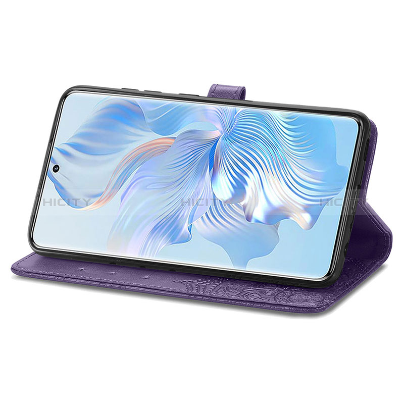 Handytasche Stand Schutzhülle Flip Leder Hülle Modisch Muster S07D für Huawei Honor 80 5G groß