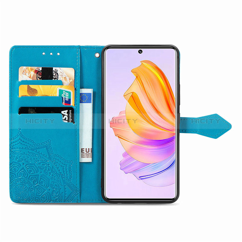 Handytasche Stand Schutzhülle Flip Leder Hülle Modisch Muster S07D für Huawei Honor 80 SE 5G