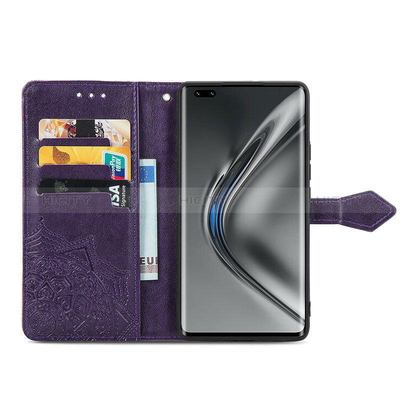 Handytasche Stand Schutzhülle Flip Leder Hülle Modisch Muster S07D für Huawei Honor V40 5G groß