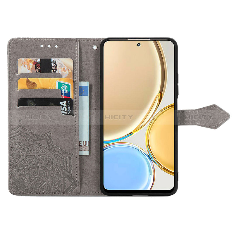 Handytasche Stand Schutzhülle Flip Leder Hülle Modisch Muster S07D für Huawei Honor X9 5G