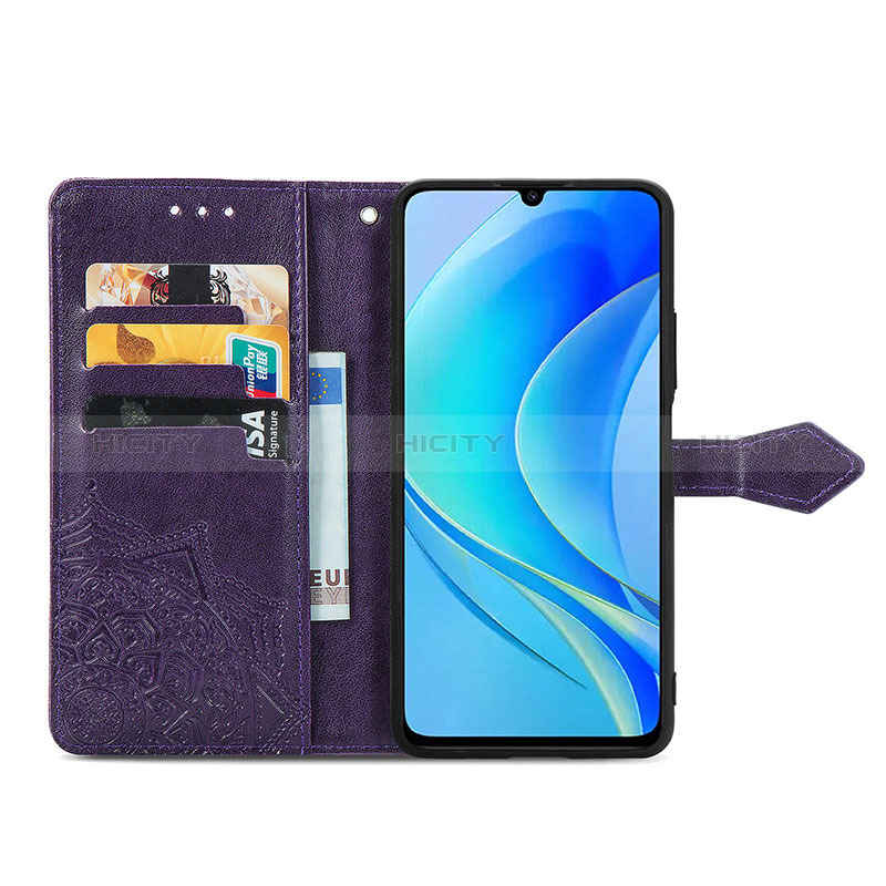 Handytasche Stand Schutzhülle Flip Leder Hülle Modisch Muster S07D für Huawei Nova Y70