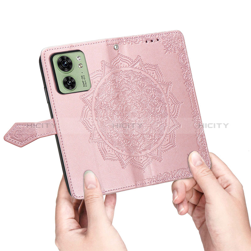 Handytasche Stand Schutzhülle Flip Leder Hülle Modisch Muster S07D für Motorola Moto Edge (2023) 5G