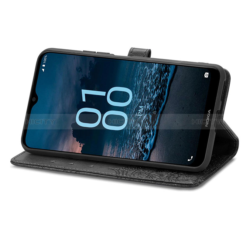 Handytasche Stand Schutzhülle Flip Leder Hülle Modisch Muster S07D für Nokia G100 groß