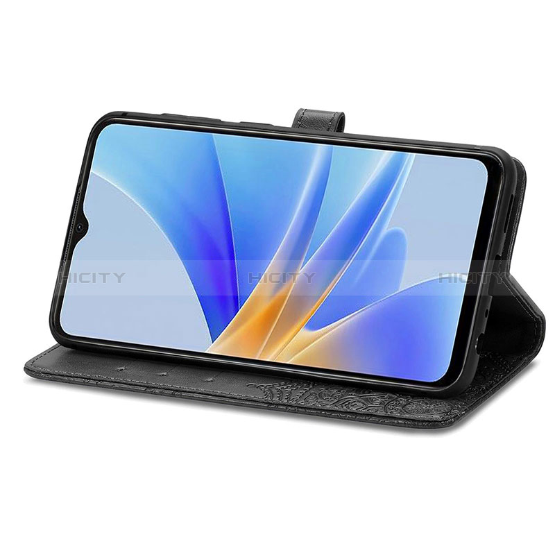 Handytasche Stand Schutzhülle Flip Leder Hülle Modisch Muster S07D für Oppo A17K