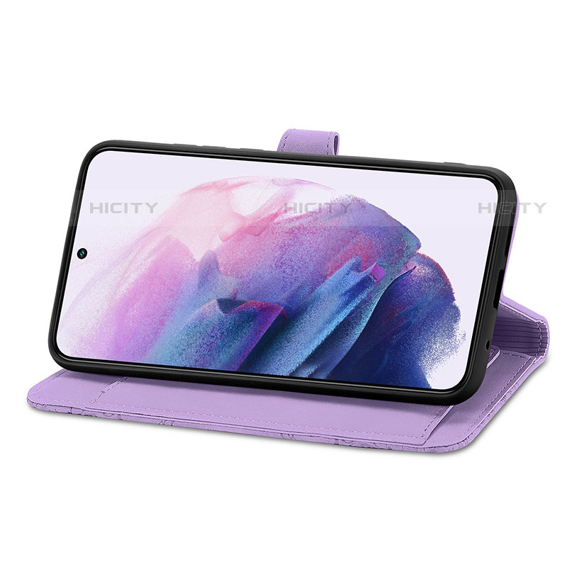 Handytasche Stand Schutzhülle Flip Leder Hülle Modisch Muster S07D für Samsung Galaxy S21 5G