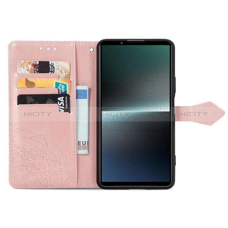 Handytasche Stand Schutzhülle Flip Leder Hülle Modisch Muster S07D für Sony Xperia 1 V