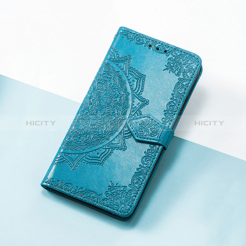 Handytasche Stand Schutzhülle Flip Leder Hülle Modisch Muster S07D für Sony Xperia 1 V Blau