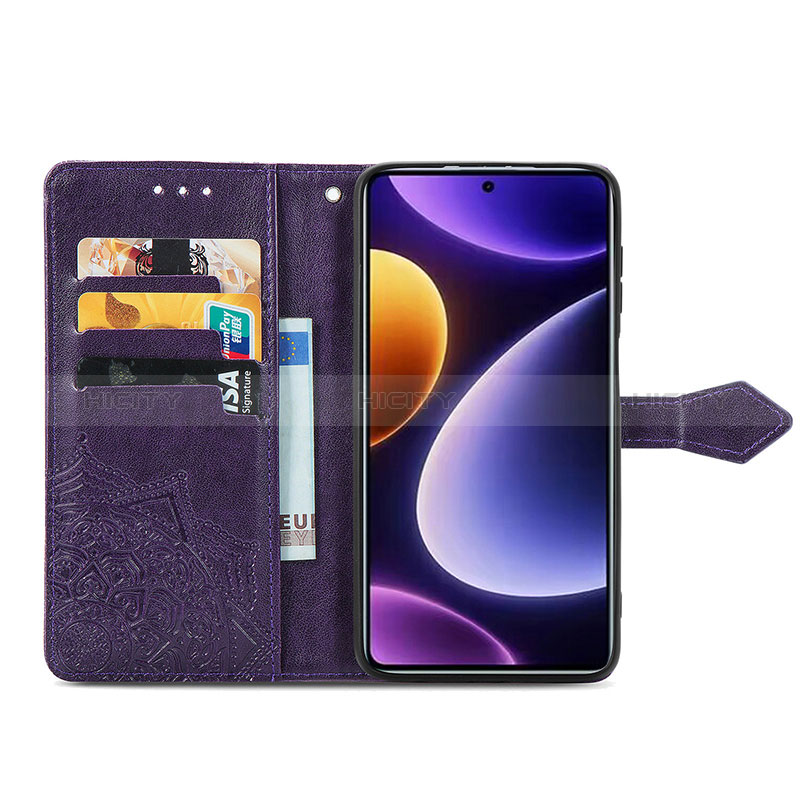 Handytasche Stand Schutzhülle Flip Leder Hülle Modisch Muster S07D für Xiaomi Poco F5 5G groß