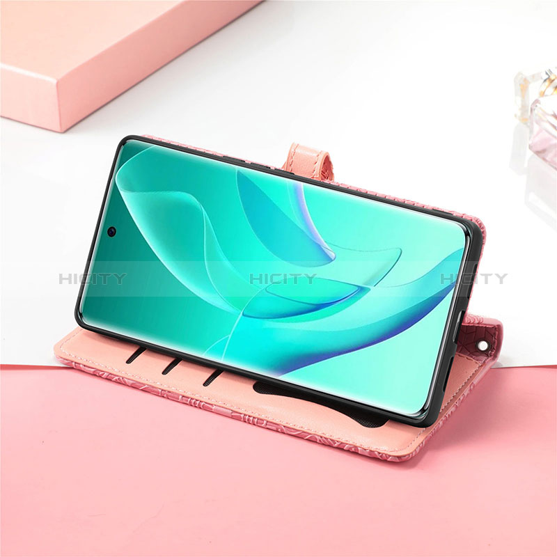 Handytasche Stand Schutzhülle Flip Leder Hülle Modisch Muster S08D für Huawei Honor 60 Pro 5G groß