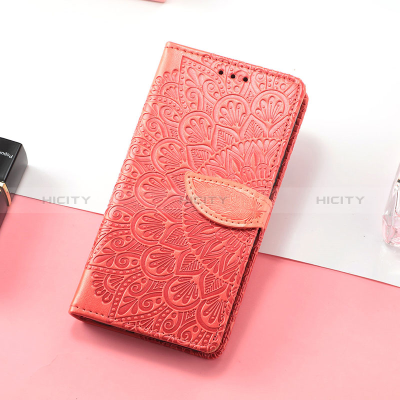 Handytasche Stand Schutzhülle Flip Leder Hülle Modisch Muster S08D für Huawei Honor 60 Pro 5G Rot Plus