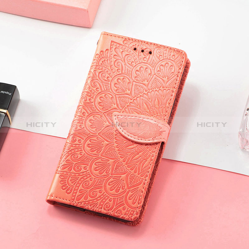 Handytasche Stand Schutzhülle Flip Leder Hülle Modisch Muster S08D für Huawei Honor 60 SE 5G Orange Plus