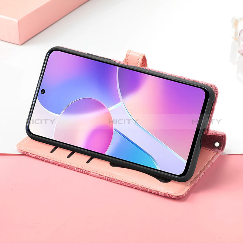 Handytasche Stand Schutzhülle Flip Leder Hülle Modisch Muster S08D für Huawei Honor X30i