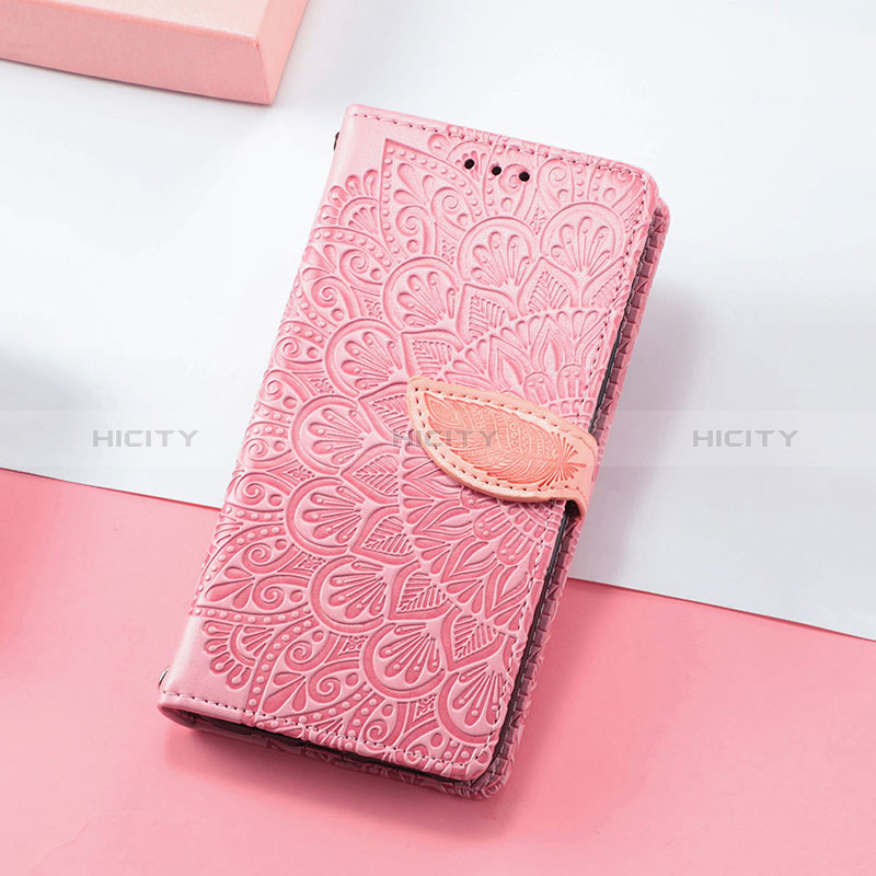 Handytasche Stand Schutzhülle Flip Leder Hülle Modisch Muster S08D für Huawei Honor X30i Rosegold