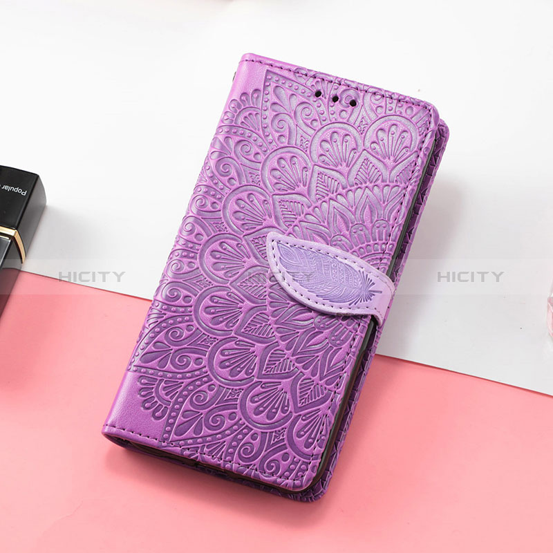 Handytasche Stand Schutzhülle Flip Leder Hülle Modisch Muster S08D für Huawei Honor X30i Violett