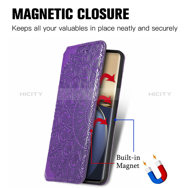 Handytasche Stand Schutzhülle Flip Leder Hülle Modisch Muster S09D für Huawei Honor Magic3 Pro 5G