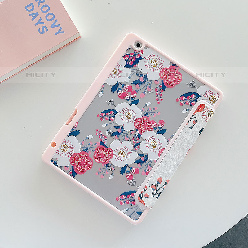 Handytasche Stand Schutzhülle Flip Leder Hülle Modisch Muster XH1 für Apple iPad 10.2 (2020) Rosa