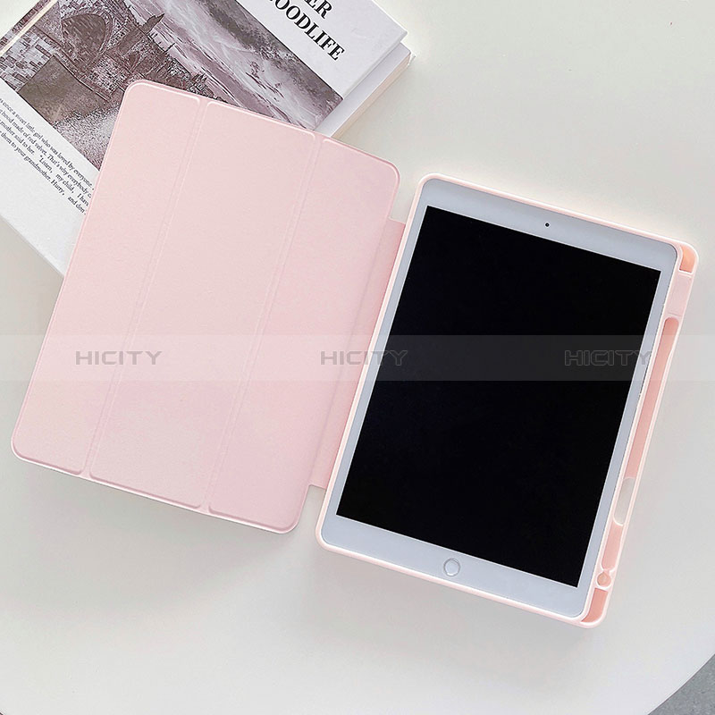 Handytasche Stand Schutzhülle Flip Leder Hülle Modisch Muster XH1 für Apple iPad 10.2 (2021) Rosa groß