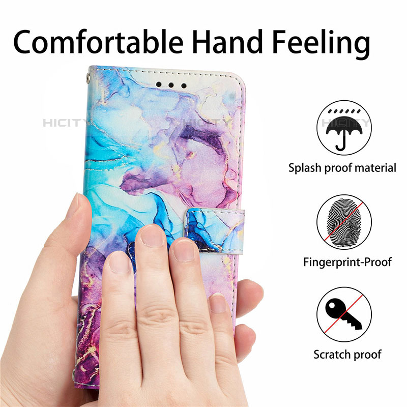 Handytasche Stand Schutzhülle Flip Leder Hülle Modisch Muster Y01X für Oppo A93 5G groß