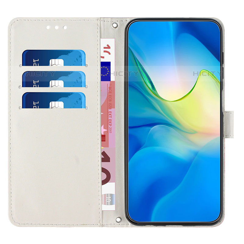 Handytasche Stand Schutzhülle Flip Leder Hülle Modisch Muster Y01X für Samsung Galaxy A03 groß