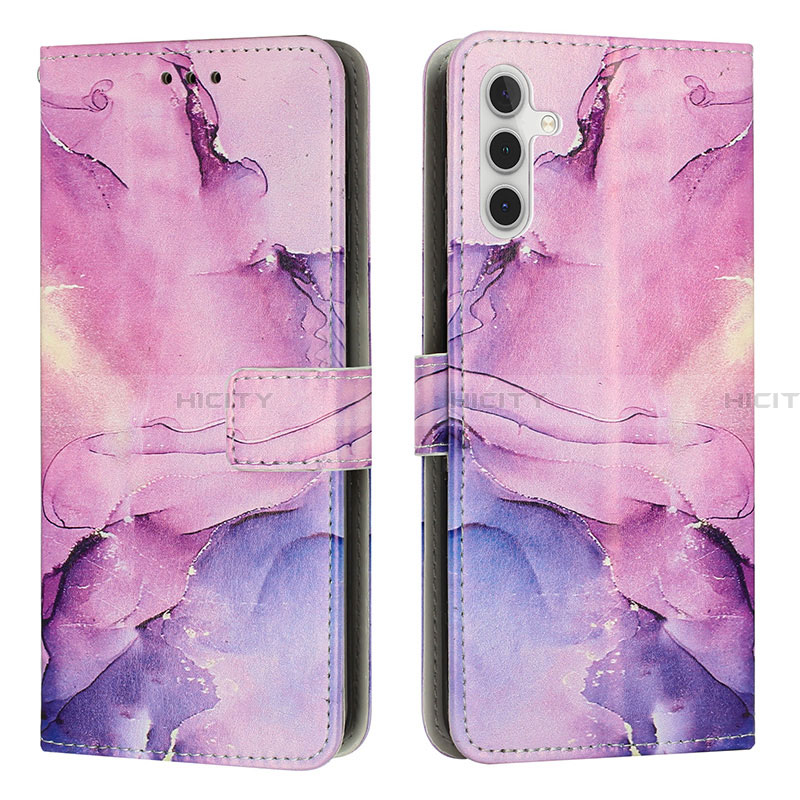 Handytasche Stand Schutzhülle Flip Leder Hülle Modisch Muster Y01X für Samsung Galaxy A13 5G Violett Plus