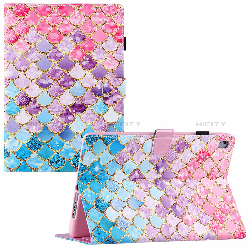 Handytasche Stand Schutzhülle Flip Leder Hülle Modisch Muster Y02B für Apple iPad Air 2 Bunt