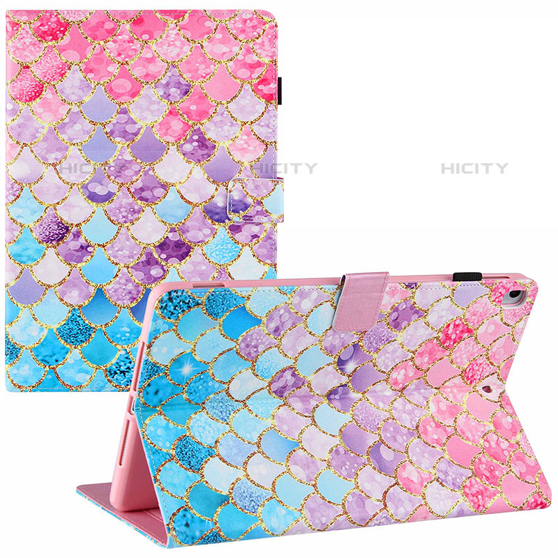 Handytasche Stand Schutzhülle Flip Leder Hülle Modisch Muster Y02B für Apple iPad Air 3 Bunt